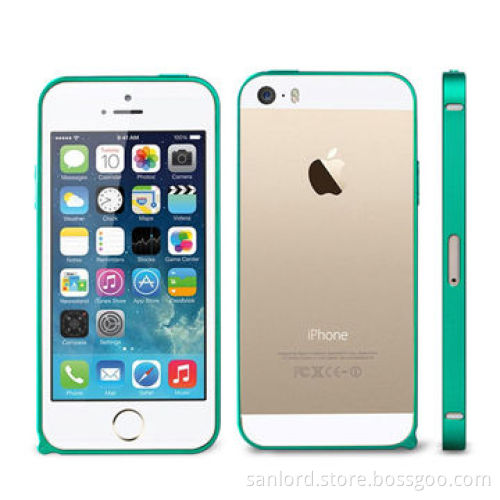 Aluminium Alloy Bumper for iPhone 5s with Home & Volume Buttons, Ultra-thin